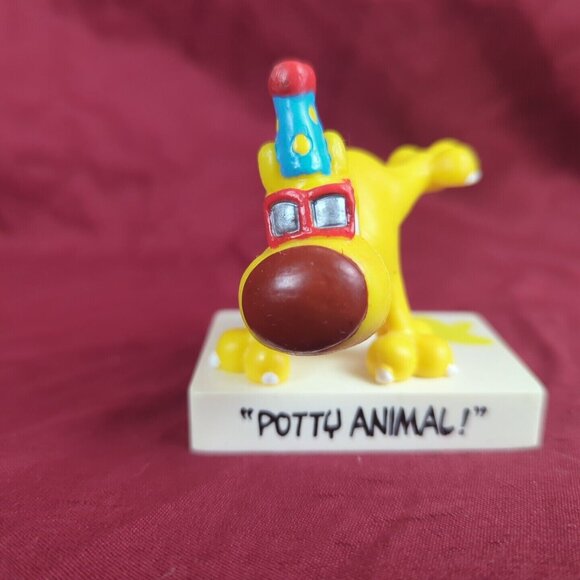 Grimmy Potty Animal Figure 1989 Mother Goose & Grimm POTY ANIMAL! 3" - Picture 2 of 8